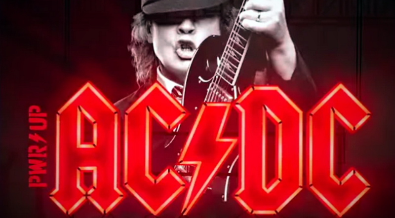 AC/DC on stage